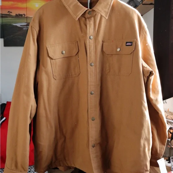 Dickies Brown Jacket NWT - Picture 1 of 6